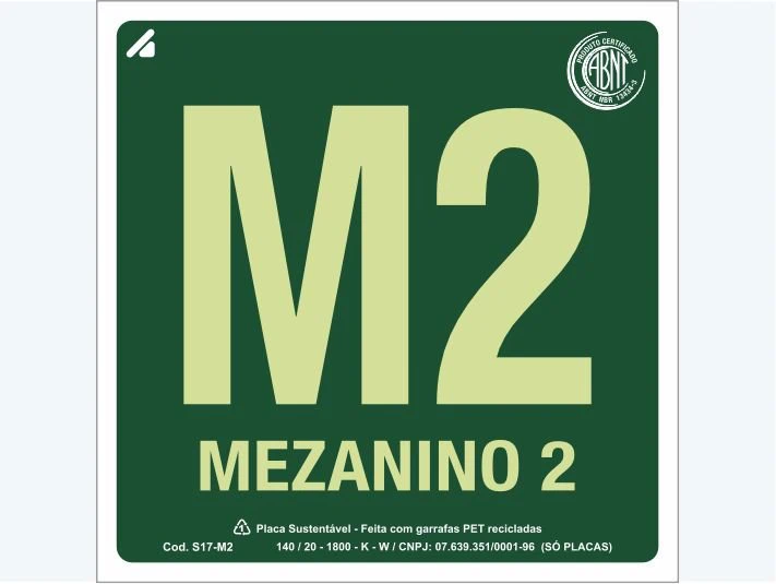 Placa de rota de fuga S17-M2: Mezanino 2