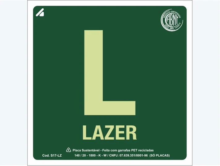 Placa de rota de fuga S17-LZ: Lazer