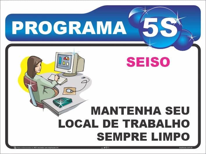 Placa de 5S: Seiso